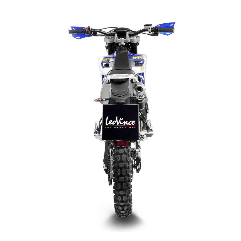 LeoVince X-Fight Black Edition Silencer For Sherco SE-R 50 2021-2024