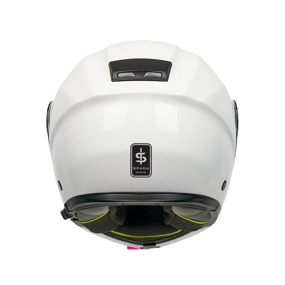 Spada Sirius Flip Front Motorcycle Helmet - White