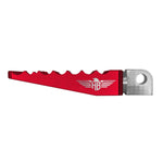 Heinz Bikes Foot Pegs For Harley Davidson FLD1690 2012-2013 Front or Rear - Red