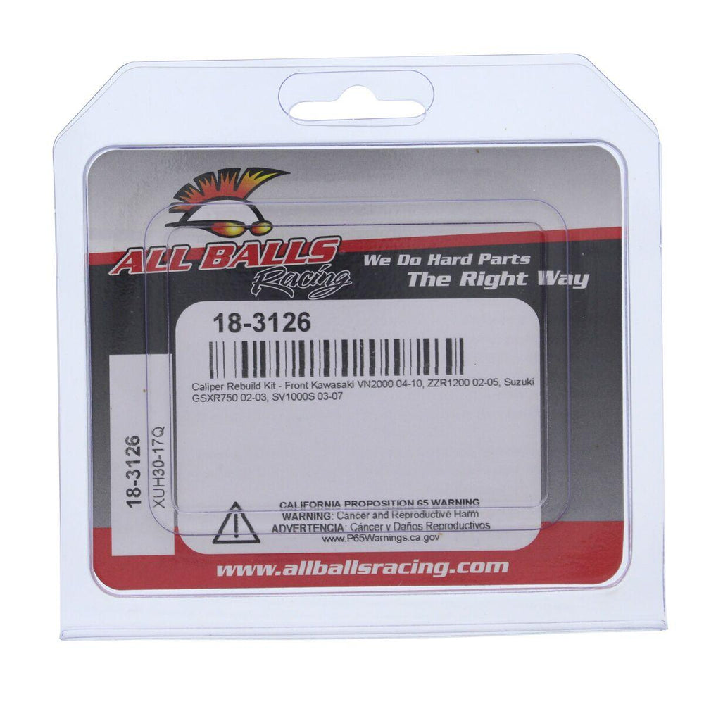 All Balls Brake Caliper Rebuild Kit For Suzuki GSX-R 750 2002-2003 Front