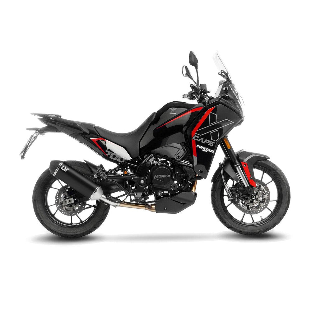 LeoVince LV-14 Black Edition Silencer For Moto Morini X-Cape 700 ABS 2025-2026 Right