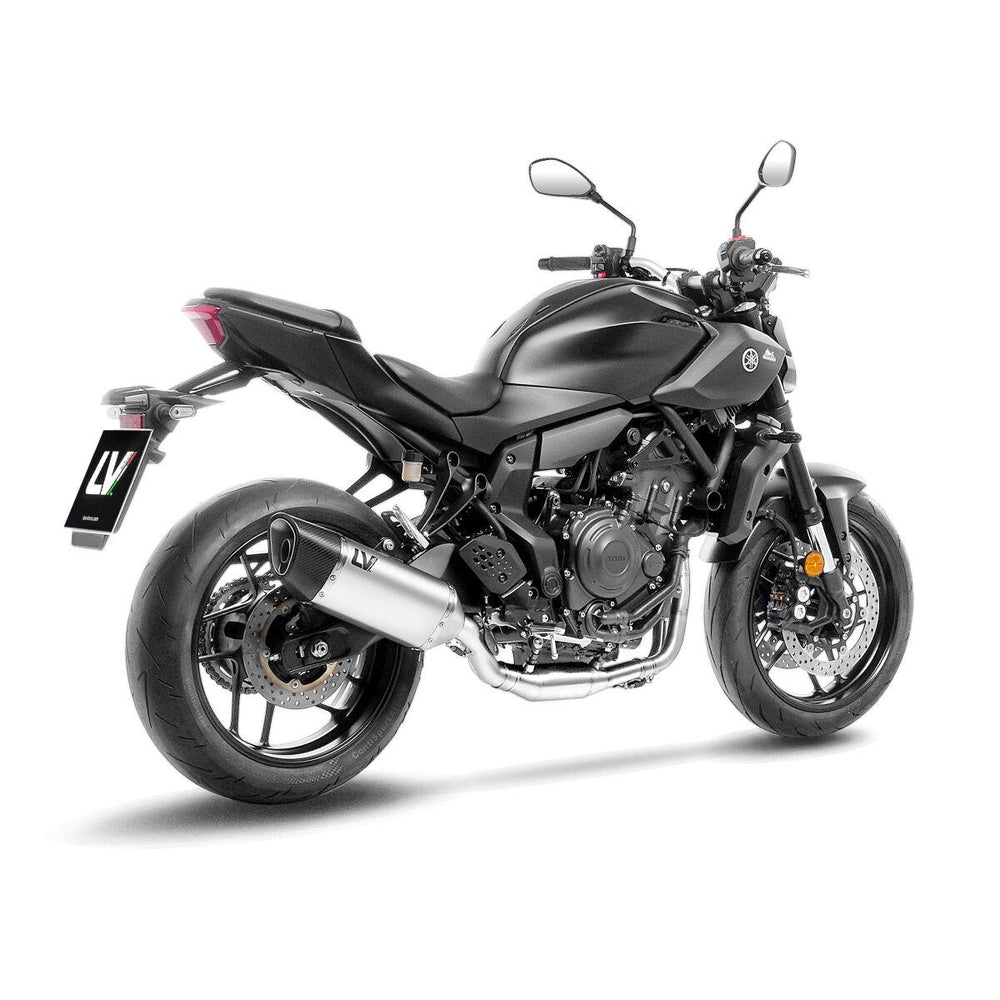 LeoVince LV-14R Stainless Steel Silencer For Yamaha MT-07 ABS 2020-2026