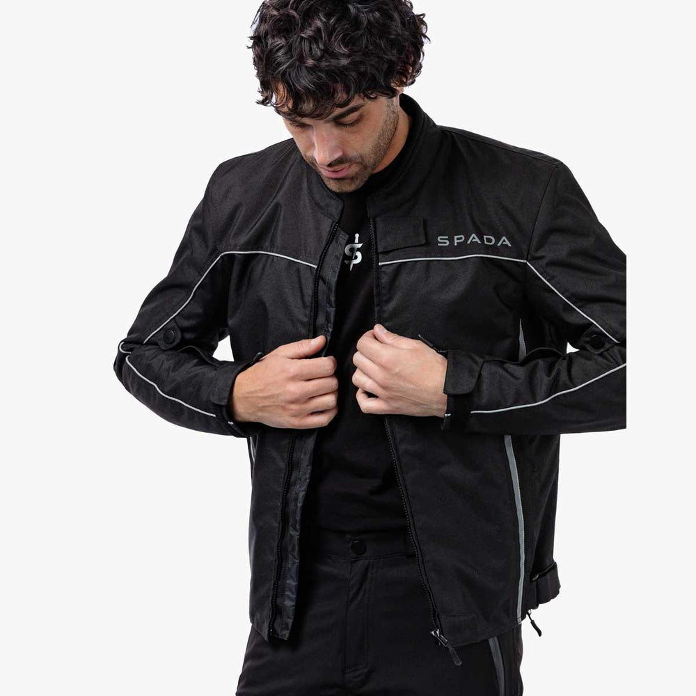 Spada Pace Rev 2 CE Waterproof Motorcycle Jacket - Black