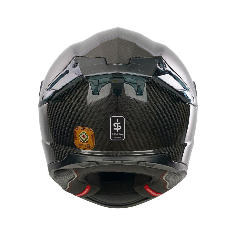 Spada Blade Full Face Motorcycle Helmet - Carbon Black