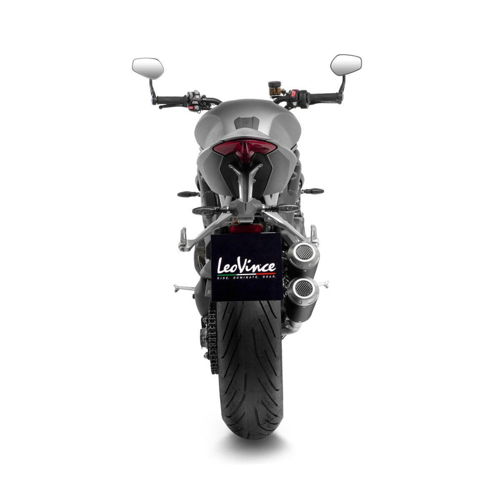 LeoVince LV-10 Black Edition Silencer For Triumph Speed Triple 1200 RR 2022-2025