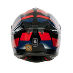 Spada Blade Sabre Full Face Motorcycle Helmet - Black/Blue/Red