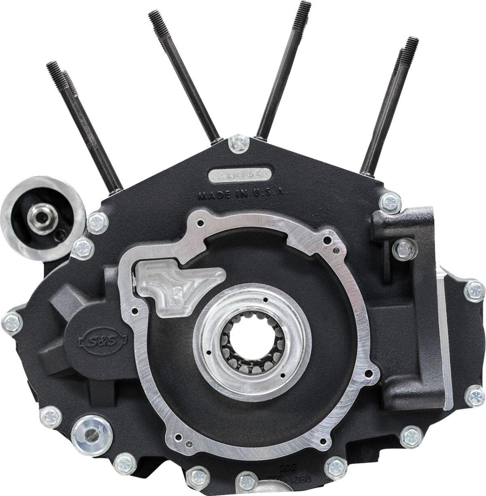 S&S Cycle M8 Softail Crankcase For Harley Davidson FLFBS 1868 2018-2024 - Matte Black