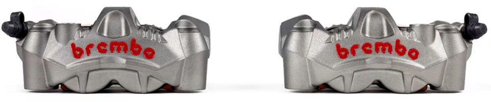 Brembo GP4-RS Upgrade Brake Caliper Kit For Honda CB1000R 2008-2017 Fits Front Left And Right - Aluminium/Grey