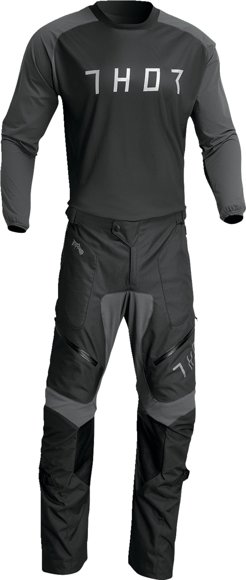 Thor Terrain Jersey - Black Charcoal