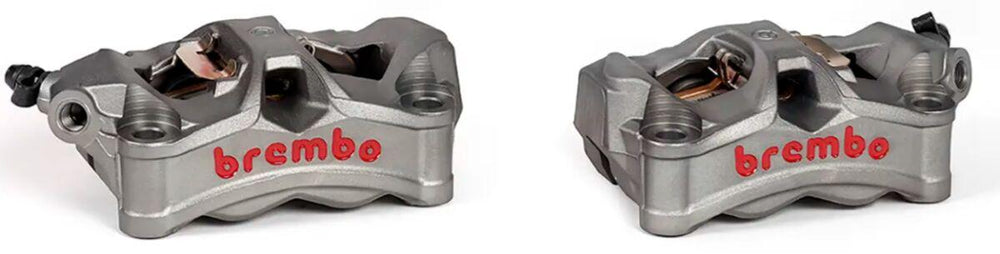 Brembo Stylema Prime Brake Caliper Kit For Ducati 1098 2007-2008 Fits Front Left And Right - Aluminium/Grey