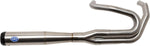 S&S Cycle 2 Into 1 Superstreet Exhaust System For Harley Davidson FLDE 1750 2018-2020 - Stainless Steel