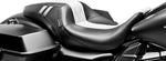 LE Pera Outcast GT Seat For Harley Davidson FLH 1868 ABS 2021 Double Diamond - Black/White