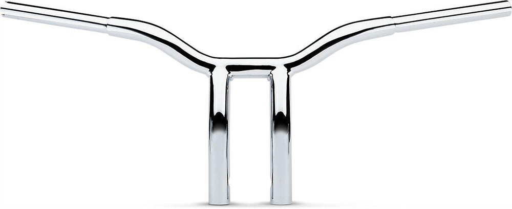 LA Choppers Kage Fighter Welded Bent-Riser Handlebar 25.5 cm (10") - Chrome