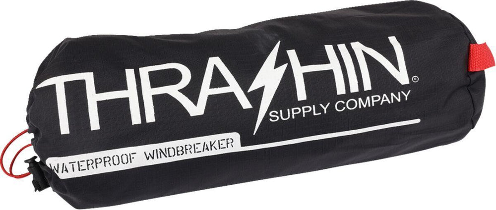 Thrashin Supply Co Mission Waterproof Rain Jacket - Black