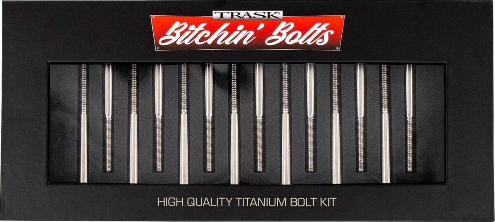 Trask Bitchin Crankcase Bolts For Harley Davidson FLDE 1750 ABS 2018-2020 - Silver
