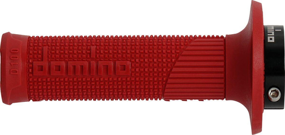 Domino D100 D-Lock Double Cable Grips - Red