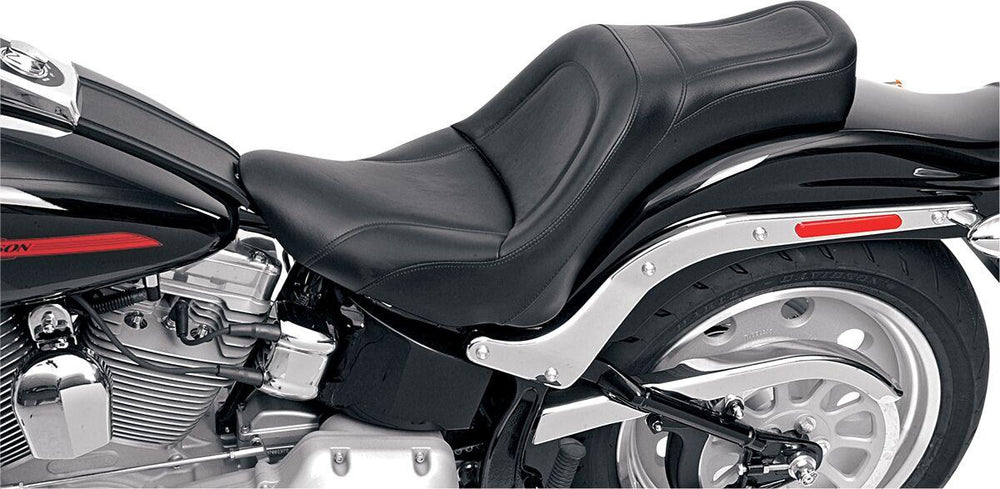 Saddlemen King 2 Up Seat For Harley Davidson FLSTF 1584 2007-2010 - Black