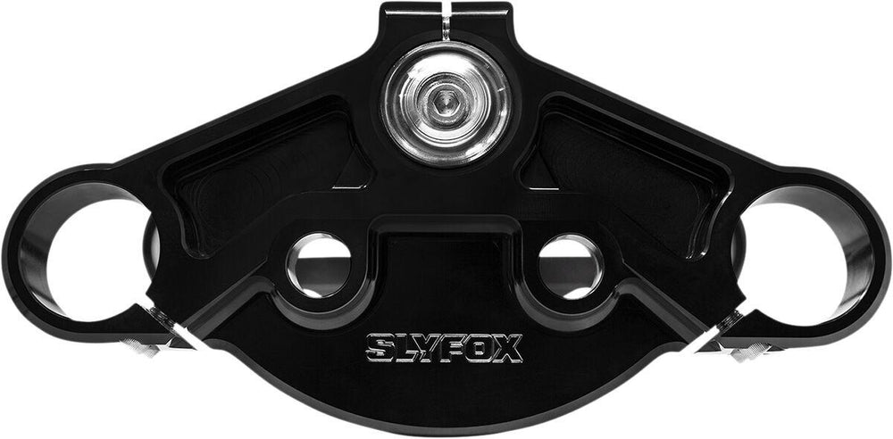 Slyfox 49mm FLH Triple Tree Set For Harley Davidson FLHR 1450 1999-2006 - Black