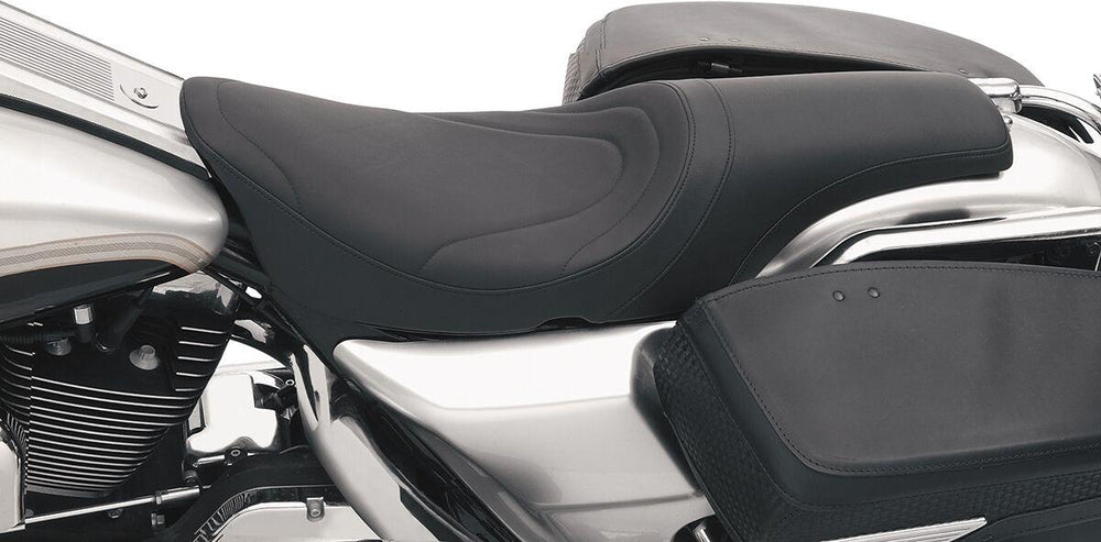 Drag Specialties Predator Mild Stitched Seat For Harley Davidson FLHR 1340 1997-1998 - Black