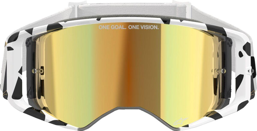 Alpinestars Supertech Corp ABS Vision Goggles - Gold White