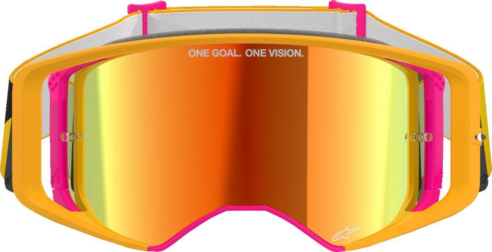 Alpinestars Supertech Corp ABS Vision Goggles - Pink Yellow