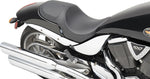 Drag Specialties Predator Seat For Victory Hammer 100 2005-2010 Carbon Fibre Stitched - Black