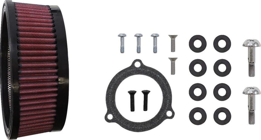 S&S Cycle Air Stinger Stealth Air Cleaner Kit For Harley Davidson FLHR 1584 2008 - Black