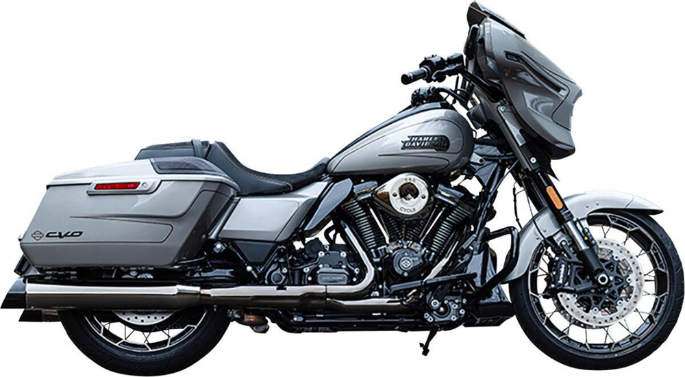 S&S Cycle 4-1 2" MK45 Performance  Silencers For Harley Davidson FLH 1868 2021 - Lava Chrome