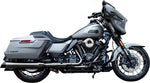 S&S Cycle 4-1 2" MK45 Performance  Silencers For Harley Davidson FLH 1868 2021 - Lava Chrome