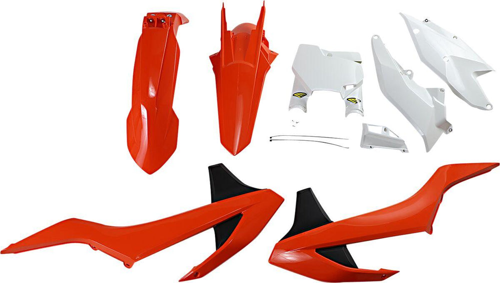 Cycra Plastics Kit For KTM  SX125 2016-2018 - Black Orange White