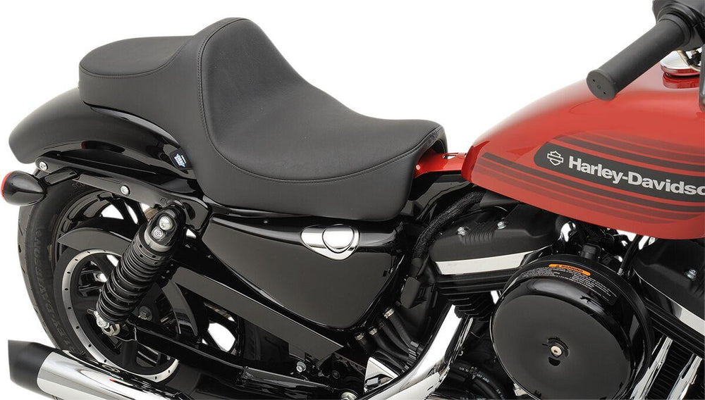 Drag Specialties Predator III Seat For Harley Davidson XL 1200 C 2004-2020 Smooth - Black
