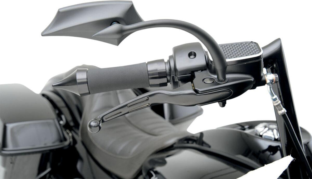 Drag Specialties Slotted Wide Blade Lever Set For Harley Davidson FLHR 1584 2008 - Black