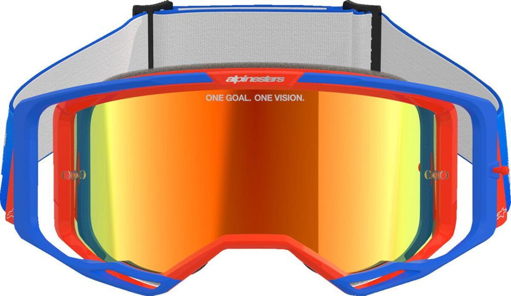 Alpinestars Vision 8 Wordmark Goggles - Blue Orange
