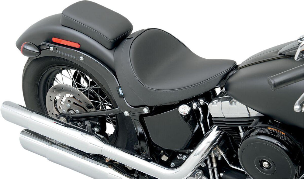 Drag Specialties Backrest Compatible Smooth Solo Seat For Harley Davidson FLS 1690 2012-2016 - Black