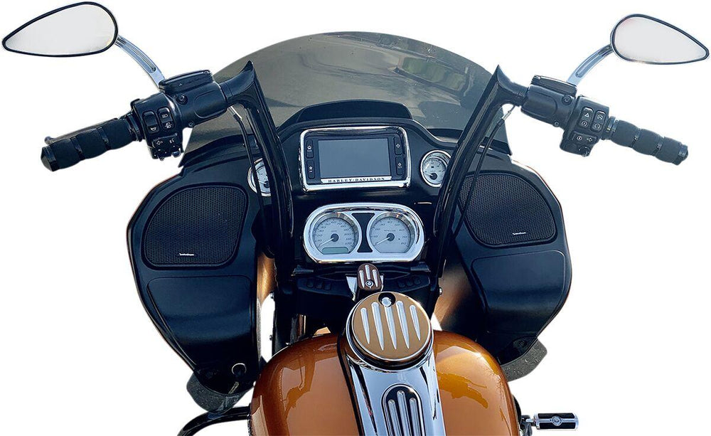 Fat Baggers Inc. 1-1 2" EZ Install Pointed Top Handlebar For Harley Davidson FLTRK 1868 2020 - Black