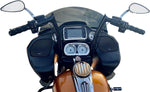 Fat Baggers Inc. 1-1 2" EZ Install Pointed Top Handlebar For Harley Davidson FLTRK 1868 2020 - Black