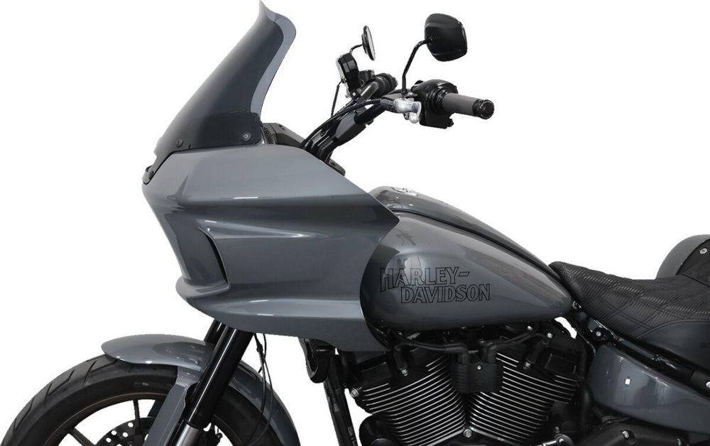 Klock Werks Flare Windshield For Harley Davidson FXLRST 1923 2022-2025 25.5 cm (10") - Dark Smoke