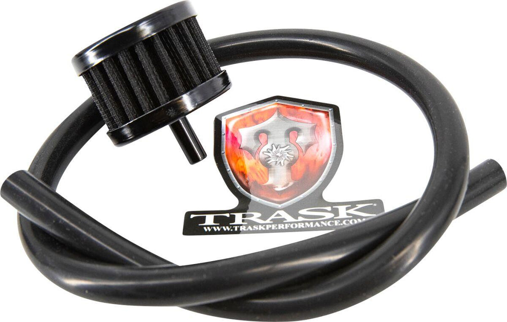Trask Check M8 Vented Transmission Top Cover For Harley Davidson FLDE 1750 2018-2020 - Black