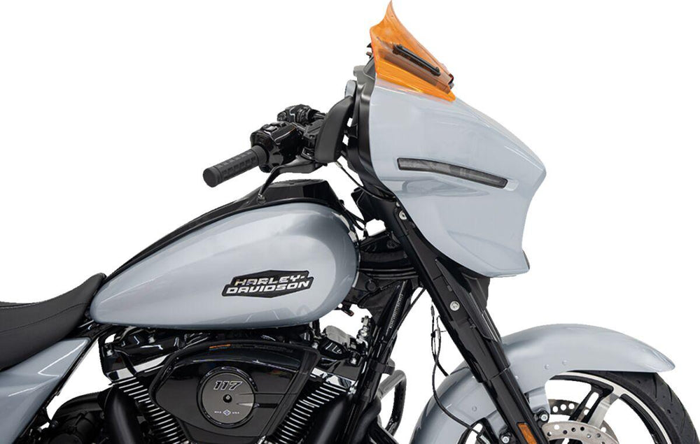 Klock Werks Kolor Flare Windshield For Harley Davidson FLHX 1923 2024-2025 20.5 cm (8") - Orange