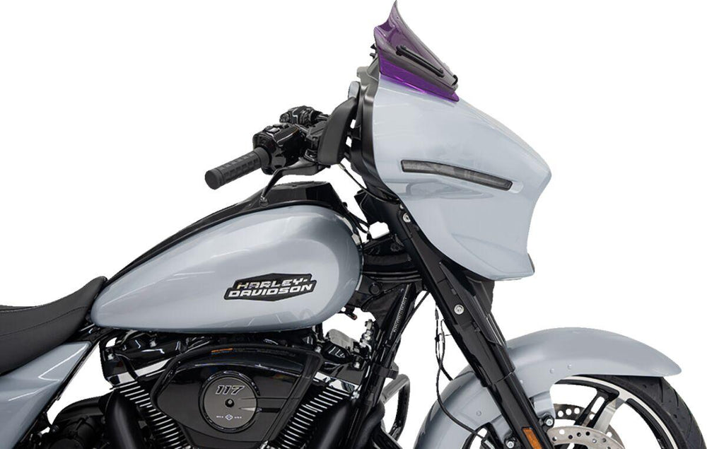 Klock Werks Kolor Flare Windshield For Harley Davidson FLHX 1923 2024-2025 20.5 cm (8") - Purple
