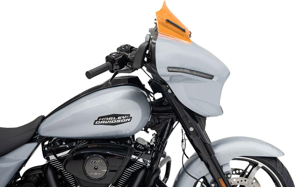 Klock Werks Kolor Flare Ice Windshield For Harley Davidson FLHX 1923 2024-2025 20.5 cm (8") - Orange