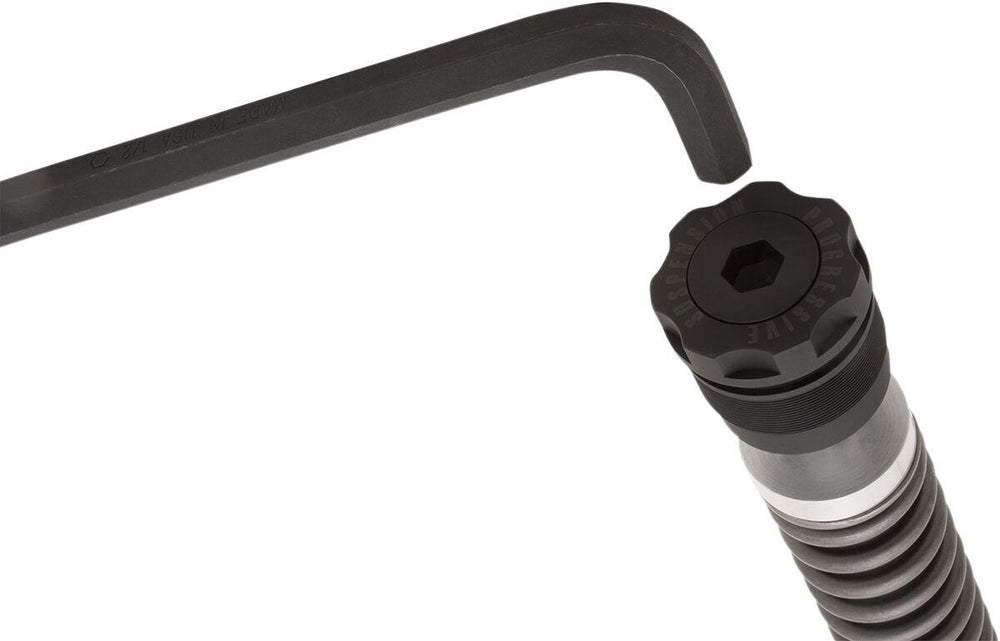 Progressive Suspension Monotube Fork Cartridge Kits For Harley Davidson FLD 1690 ABS 2016 - Black/Chrome