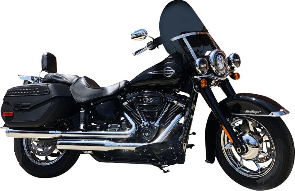 Klock Werks Flare Billboard Windshield For Harley Davidson FLDE 1750 2018-2020 51 cm (20") - Dark Smoke
