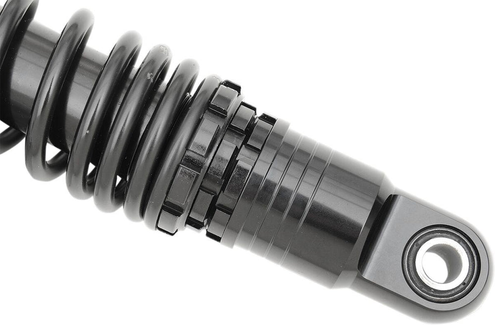 Drag Specialties Premium Ride-Height Adjustable Shocks For Harley Davidson FLHR 1340 1994-1998 Rear 305.00 mm (12.00") - Black