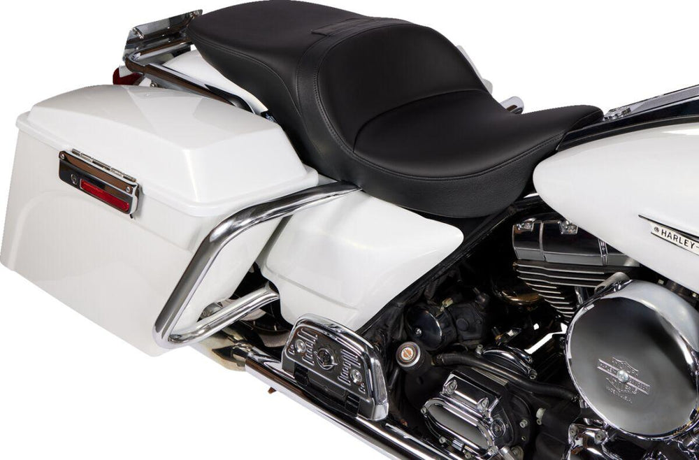 Drag Specialties Freedom Smooth Touring Seat For Harley Davidson FLHR 1340 1997-1998 - Black