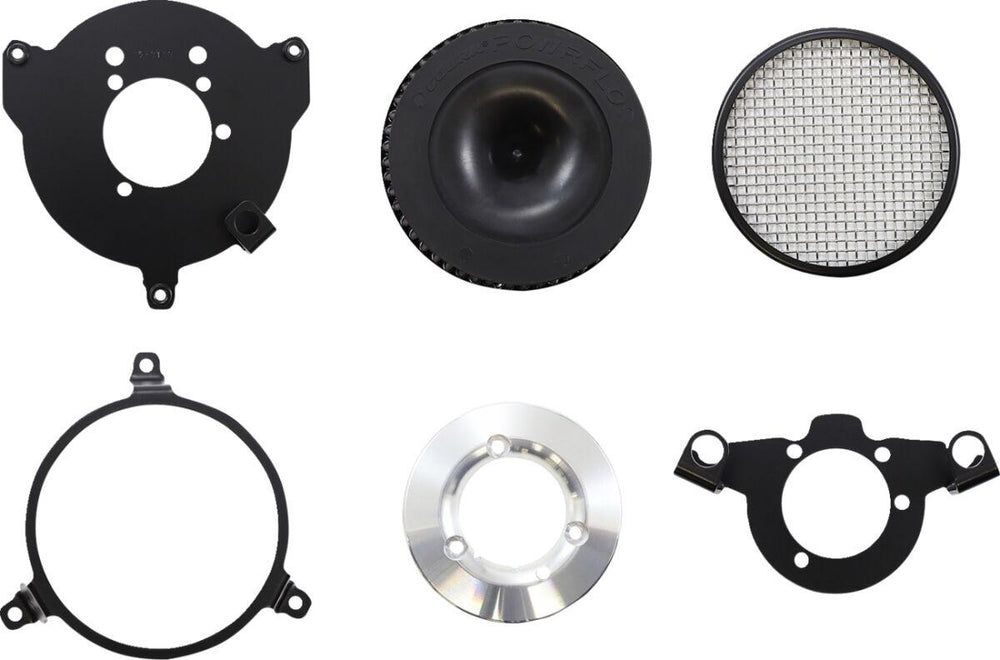 Cobra Air Cleaner Kit For Harley Davidson XL1200C 2004-2020 Plain - Black