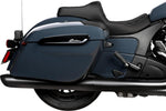 Drag Specialties Predator III Double Diamond Seat For Indian Challenger 108 ABS 2020-2025 - Black/Silver