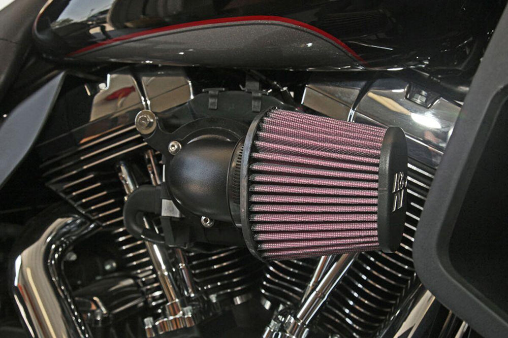 K&N Air Charger Intake Kit For Harley Davidson FLHR 1584 2008 - Black