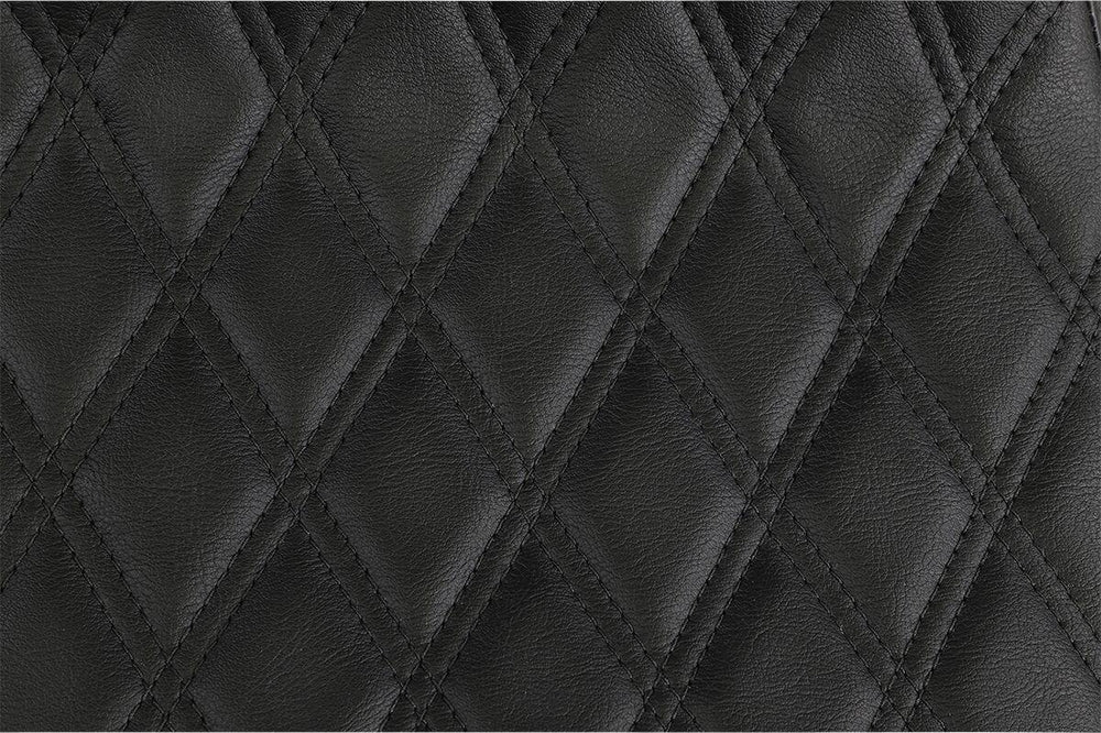 Drag Specialties Extended Reach Predator III Black Stitching Seat For Harley Davidson FLHR 1340 1997-1998 - Black