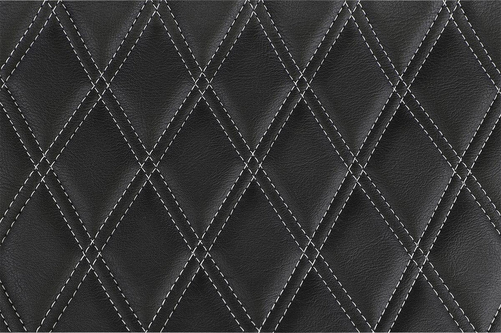 Drag Specialties Extended Reach Predator III Double Diamond Seat For Harley Davidson FLHR 1340 1997-1998 - Black